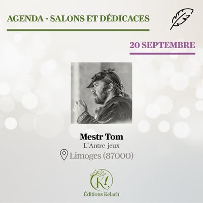 Kelach dedicaces septembre 2026 12