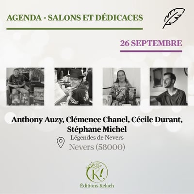 Kelach dedicaces septembre 2026