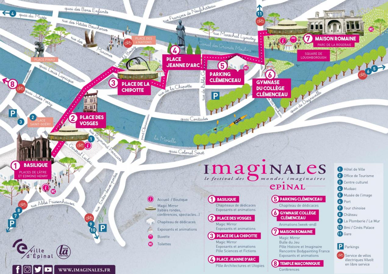 Plan imaginales centre ville